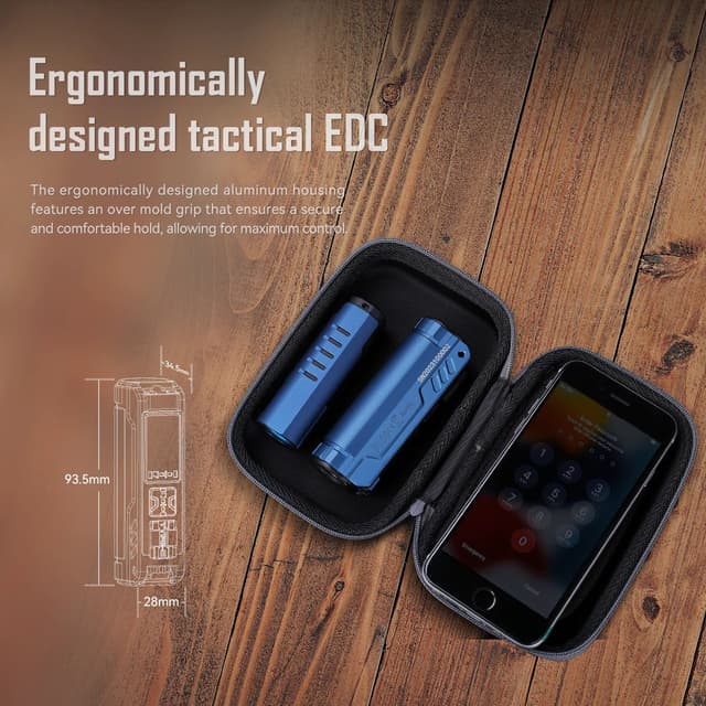 كشاف ليد قوي امالينت 3600 لومن Imalent Dual Light Sources EDC Flashlight BL50