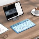 لوحة مفاتيح كيبورد ايباد لاسلكي بلوتوث هوكو Hoco Wireless keyboard S55 Transparent