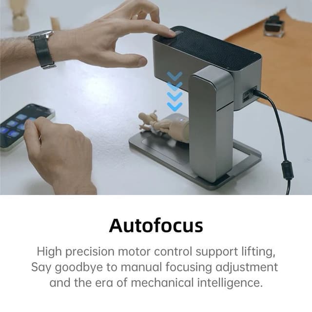 Mr.Carve C1 Engraver 5W Blue Light Cutting and Carving Machine 80x80mm Used