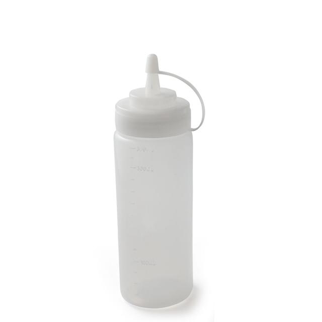 سكويزر 350 مل بلاستيك أبيض مع غطاء White Plastic 350 ml Squeezer White - SW1hZ2U6MTg0OTkzNg==
