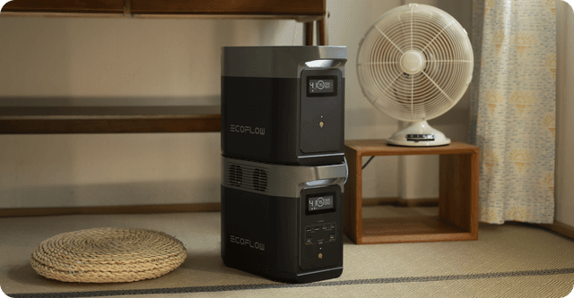 بطارية إضافية لبطارية Delta 2 المتنقلة للرحلات ايكوفلو 1800 واط EcoFlow Delta 2 Smart Extra Battery