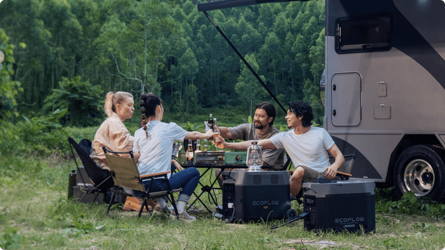 مولد كهرباء كبير متنقل للرحلات ايكوفلو بنزين وغاز 20 كيلو واط EcoFlow Smart Generator Dual Fuel