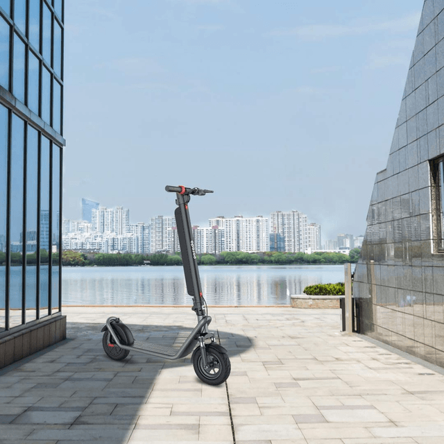 سكوتر كهربائي للكبار قابل للطي بورودو 450 واط 35 كم/س مع خوذة Porodo Lifestyle Advanced Urban Electric Scooter