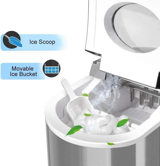 صانعة ثلج منزلية هيكون 2.2 لتر Hicon Portable Ice Maker Machine
