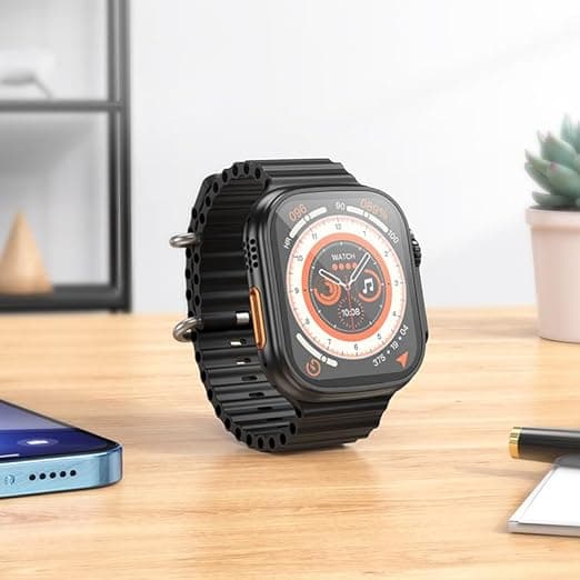 ساعة يد ذكية 1.96 بوصة 320 مللي أمبير Hoco Y12 Ultra Smart Watch