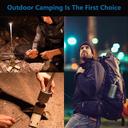 كشاف ليد خارجي وباور بنك مدمج 10000 مللي أمبير Portable Telescopic Tripod Camping Light