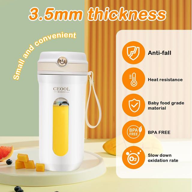 خلاط محمول صغير 350 مللي Ceool Mini Portable Blender - SW1hZ2U6MTkyMzMzOQ==