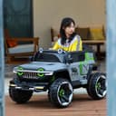 سيارة اطفال كبيرة جيب كهربائية تكتك 12 فولت مع ريموت Taktik Kids Ride On Car 4*4 Heavy Duty Super Jeep