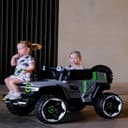 سيارة اطفال كبيرة جيب كهربائية تكتك 12 فولت مع ريموت Taktik Kids Ride On Car 4*4 Heavy Duty Super Jeep