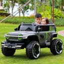سيارة اطفال كبيرة جيب كهربائية تكتك 12 فولت مع ريموت Taktik Kids Ride On Car 4*4 Heavy Duty Super Jeep
