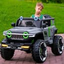 سيارة اطفال كبيرة جيب كهربائية تكتك 12 فولت مع ريموت Taktik Kids Ride On Car 4*4 Heavy Duty Super Jeep