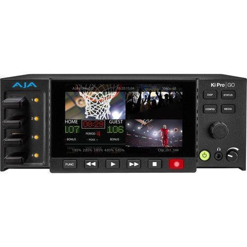 مسجل صوتي مع مشغل متعدد القنوات اي جي اي AJA Ki Pro GO Portable Multichannel H.264 USB 3.0 Recorder/Player