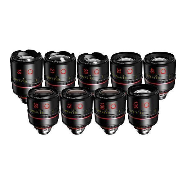 عدسة تكبير وتصغير 9 عدسات أنجينيو ANGENIEUX OPTIMO PRIME Silver SET