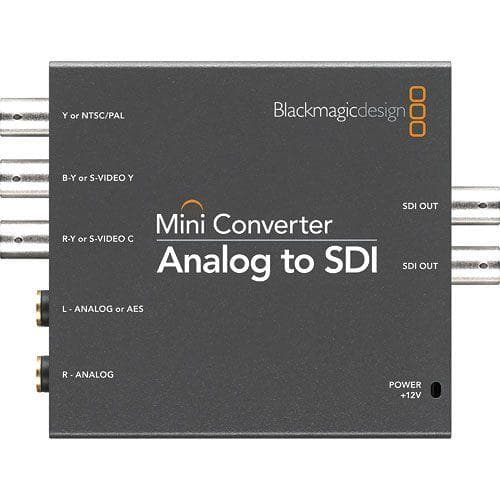 محول توزيع صغير من أنالوج إلى SDI من بلاك ماجيك ديزاين Blackmagic Design Mini Converter Analog to SDI
