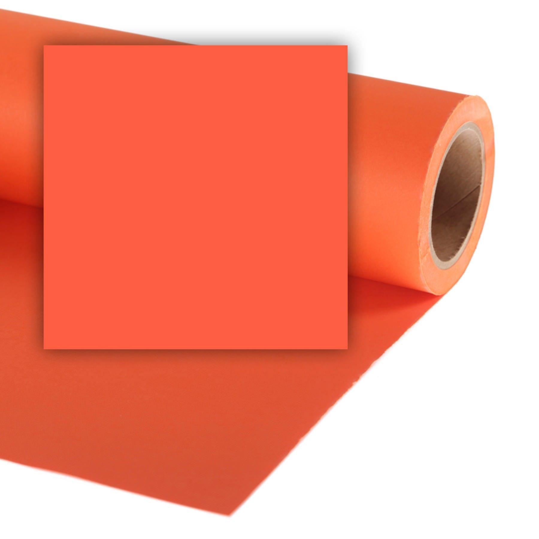 خلفية شاشة برتقالية للتصوير الفوتوغرافي 2.72 × 11 متر كولوراما COLORAMA 2.72 X 11M MANDARIN