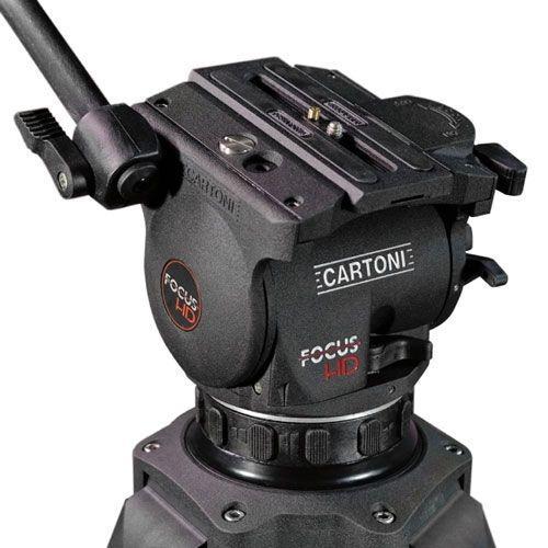 حامل كاميرا ثلاثي القوائم كارتوني Cartoni Focus HD Video Tripod Head