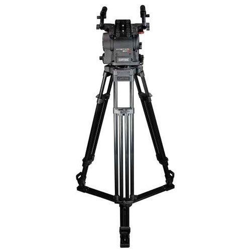 حامل كاميرا ألمنيوم مقياس 150 ملم بمثبت أرضية كارتوني Cartoni Master 30 Head, 2 Stage Alminum Tripod With Ground Spreader with 150MM