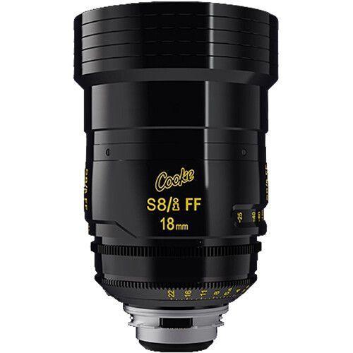 عدسة كاميرا S8/i قياس 18 ملم بفتحة T1.4 كوك Cooke 18 mm T1.4 S8/i Full Frame Prime Lens (PL Mount)