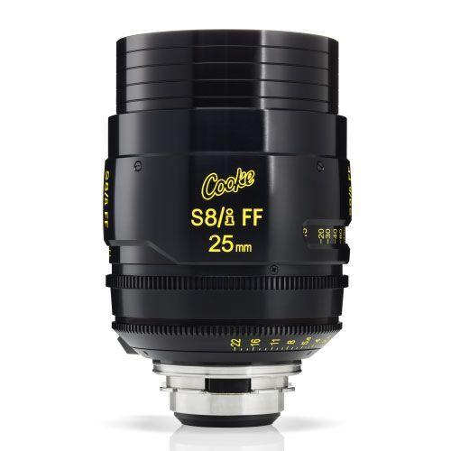 عدسة كاميرا S8/i قياس 25 ملم بفتحة T1.4 كوكي Cooke 25mm T1.4 S8/i Full Frame Prime Lens (PL Mount)