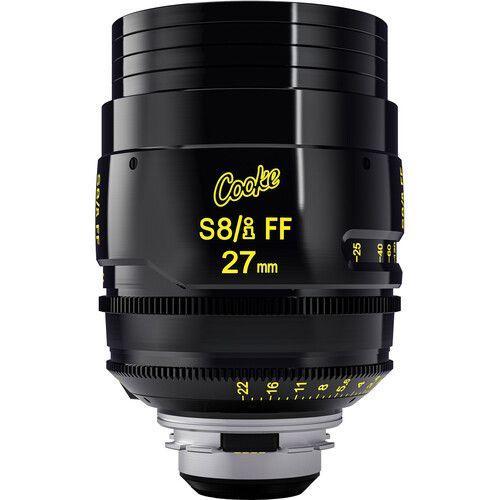 عدسة كاميرا S8/i قياس 27 ملم بفتحة T1.4 كوك Cooke 27mm T1.4 S8/i Full Frame Prime Lens (PL Mount)