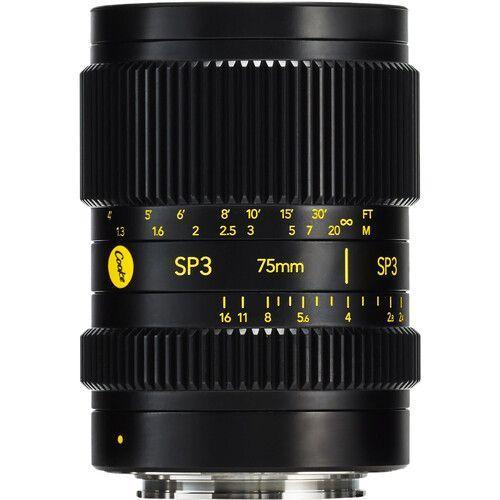 عدسة كاميرا قياس 75 ملم بفتحة T2.4 كوك Cooke SP3 75mm T2.4 Full-Frame Prime Lens