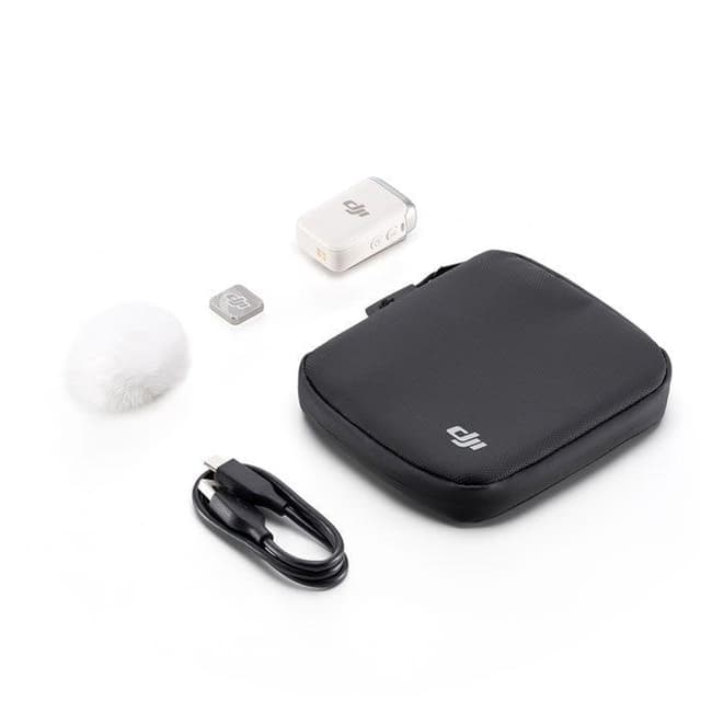 مايك لاسكلي بلون أبيض لؤلؤي  2 دي جي آي DJI Mic 2 Transmitter - Pearl White