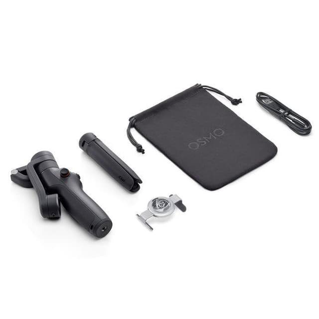 مثبت الهاتف الذكي اوسمو موبايل 6 ذو اللون الاسود دي جيه آي DJI Osmo Mobile 6