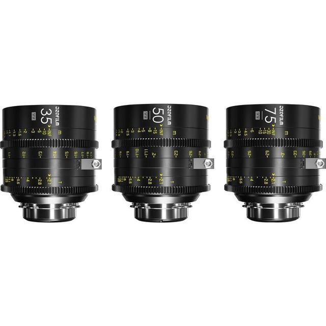 مجموعة عدسات كاملة الإطار  (35/50/75 ملم) فيسبيد دي زد او فلم DZOFilm VESPID Cyber Full Frame 3-Lens Kit (35/50/75mm) - SW1hZ2U6MTkyODQ0Ng==