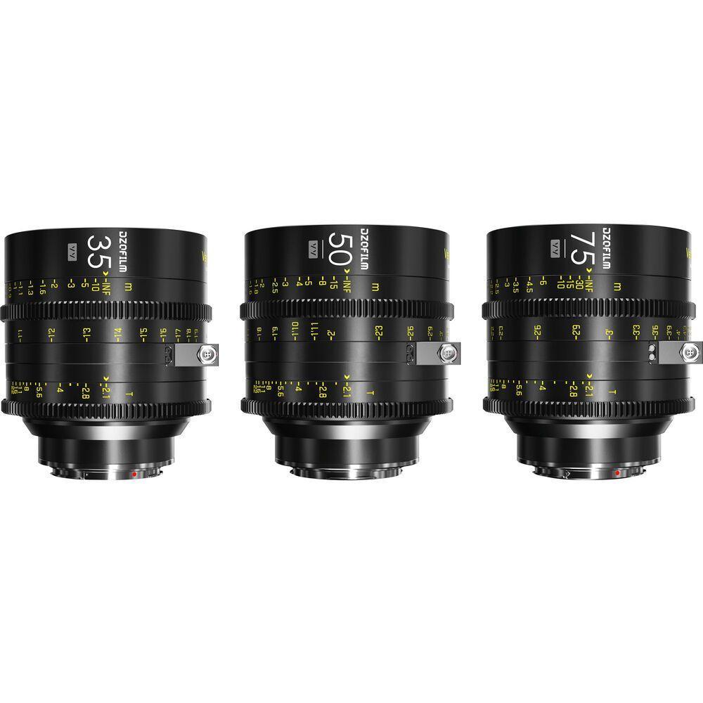 مجموعة عدسات كاملة الإطار  (35/50/75 ملم) فيسبيد دي زد او فلم DZOFilm VESPID Cyber Full Frame 3-Lens Kit (35/50/75mm)