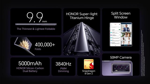 موبايل جوال هونر ماجيك في 2 قابل للطي Honor Magic V2 5G Smartphone