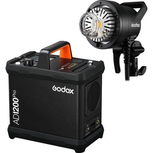 نظام فلاش اضاءة تصوير احترافي 5600 كلفن مع بطارية 4000 ومضة جودوكس Godox AD1200Pro Battery Powered Flash System