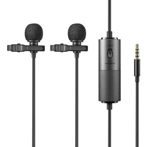 مايك للجوال سلكي 74 ديسبل جودوكس Godox Dual wired Lavalier Microphone