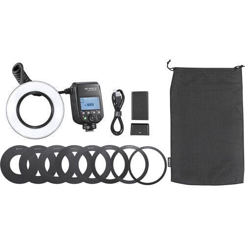 فلاش تصوير مع تريقر متوافقة مع كاميرا سوني لتصوير الأسنان والجراحة غودوكس Godox Marco Ring Flash universal