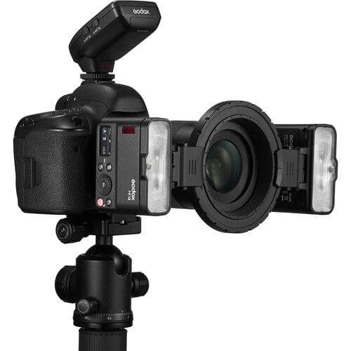 مجموعة فلاش إضاءة تصوير قابل للشحن 500 ومضة جودوكس Godox MF12 Dual Macro Flash