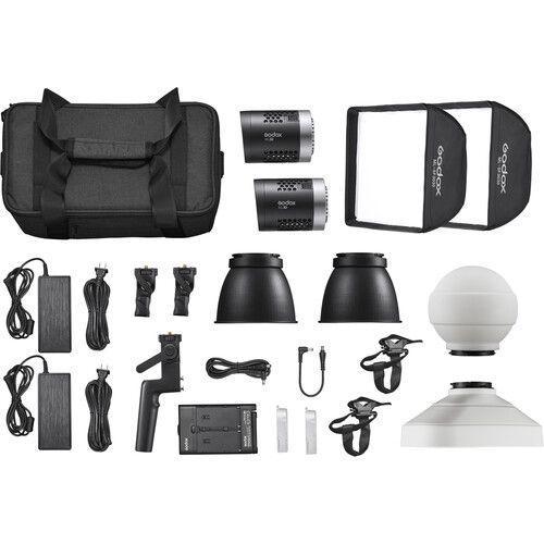 مجموعة معدات تصوير 10 في 1 غودوكس Godox ML30 2 light kit