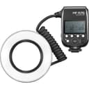 فلاش تصوير رينق لايت مع تريقر متوافقة مع كاميرات DSLR Hot Shoe غودوكس Godox Marco Ring Flash universal