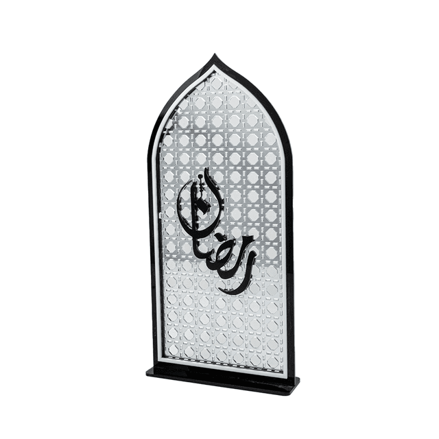 ستاند ديكور زينة بعبارة رمضان Acrylic Stand Ramadan Decor