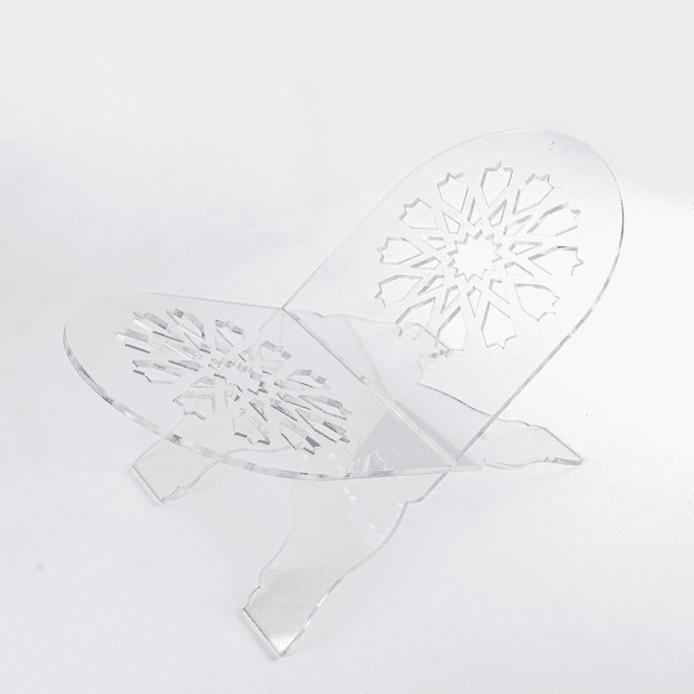 Transparent Plastic Clear Open Reading Quran Holder - 967377