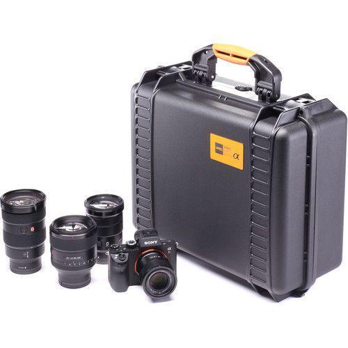 شنطة كاميرا سوني ألفا 7 صلبة بعجلات ومزودة بفوم أسود من اتش بي ار سي HPRC 2460 Hard Case for Sony Alpha 7