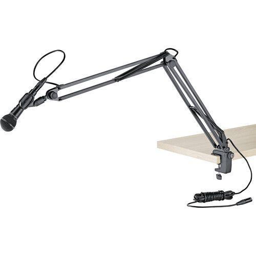 ستاند مايك مكتبي بودكاست قابل للتعديل 0.4 - 0.9 متر من كي اند ام K&M Broadcast Microphone Desk Arm - SW1hZ2U6MTk0NjA5NA==