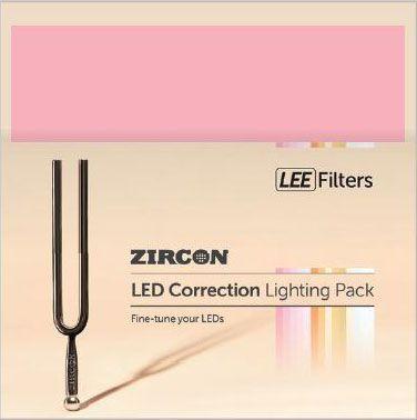 حزمة إضاءة تصحيح LED زركون 14 ورقة 12x12 بوصة لي فلتر LEE Zircon LED Correction Lighting Pack