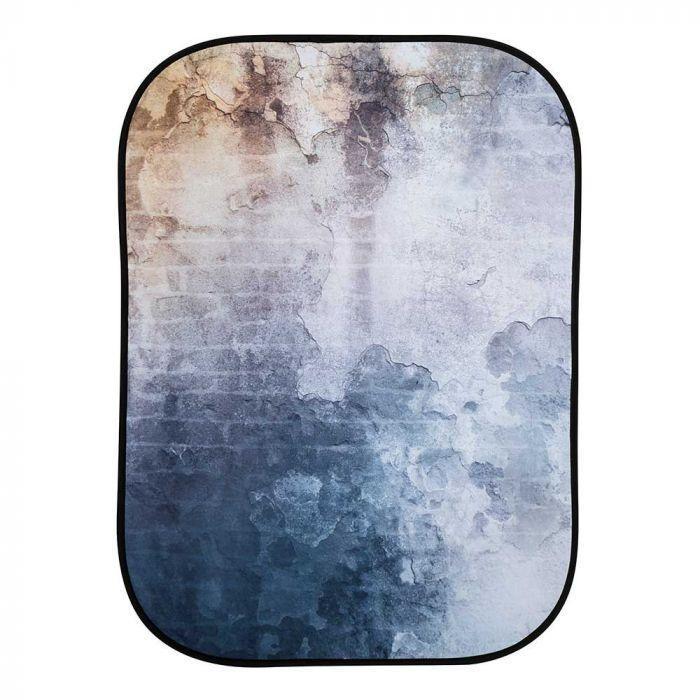 Lastolite Urban Collapsible Background (5 x 7', Distressed Wall/Wood Fence)