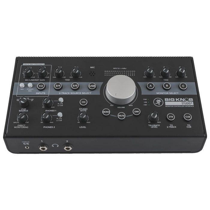 وحدة تحكم شاشة ستوديو 4×3 من سلسلة بيج نوب 192 كيلو هرتز ماكي Mackie Big Knob Studio+ 4x3 Studio Monitor Controller