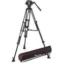 Manfrotto 504X Fluid Video Head With Aluminum Tripod with Mid-Level Spreader - SW1hZ2U6MTkzNTY2OA==