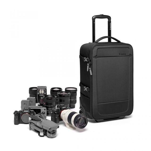 شنطة سفر كاميرا أدفانسد 25.5 لتر بوليستر أسود مانفروتو Manfrotto Advanced III Roller Bag - SW1hZ2U6MTk0Mzk5Mw==