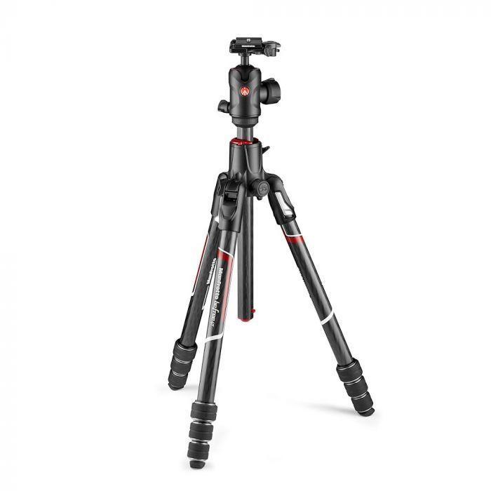 ترايبود مع رأس 496 مانفروتو Manfrotto Befree GT XPRO Carbon