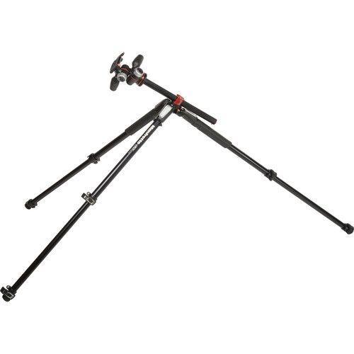 ترايبود 72.1 بوصة ألمنيوم مانفروتو Manfrotto MT055XPRO3-3W Aluminum Tripod with 3-Way Pan/Tilt Head - SW1hZ2U6MTkzOTE4Ng==