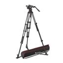 Manfrotto Nitrotech 612 Video Head With Aluminium Twin Leg Ground Spreader Tripod Kit - SW1hZ2U6MTkzNDM5MQ==