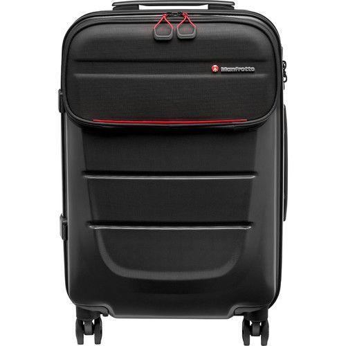 شنطة كاميرا بعجلات برو لايت ريلودر 55 أسود مانفروتو Manfrotto Pro Light Reloader Spin-55 Carry-On Camera Roller Bag