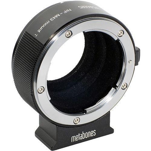 محول عدسات نيكون إف إلى Micro Four Thirds أسود ميتابونس Metabones Nikon F Lens to Micro Four Thirds Camera T Adapter II )